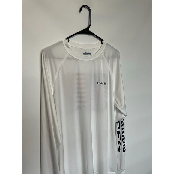 Columbia White Long Sleeve Shirt - Picture 2 of 11